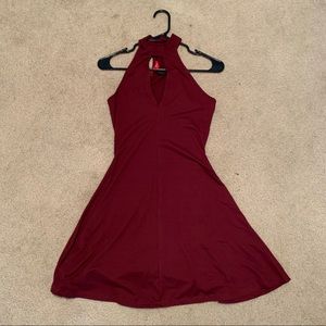 Red Collar Dress